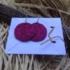 BOUCLES D'OREILLES EN RAPHIA