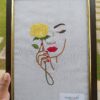 Tableau brodé fait main